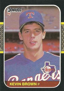 #627 Kevin Brown - Texas Rangers - 1987 Donruss Baseball