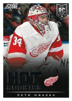 #627 Petr Mrazek - Detroit Red Wings - 2013-14 Score Hockey