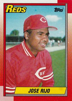 #627 Jose Rijo - Cincinnati Reds - 1990 Topps Baseball