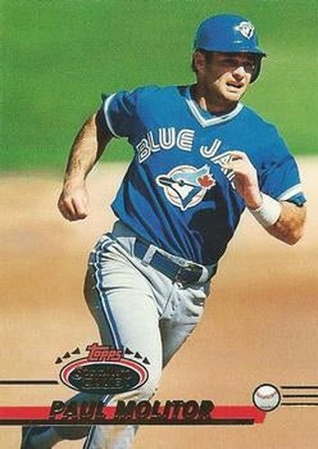 #627 Paul Molitor - Toronto Blue Jays - 1993 Stadium Club Baseball