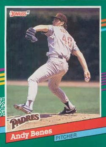 #627 Andy Benes - San Diego Padres - 1991 Donruss Baseball