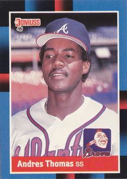 #627 Andres Thomas - Atlanta Braves - 1988 Donruss Baseball