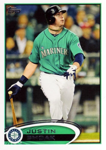 #627 Justin Smoak - Seattle Mariners - 2012 Topps Baseball