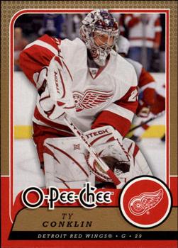 #627 Ty Conklin - Detroit Red Wings - 2008-09 O-Pee-Chee Hockey