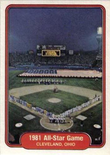 #628 1981 All-Star Game - 1982 Fleer Baseball