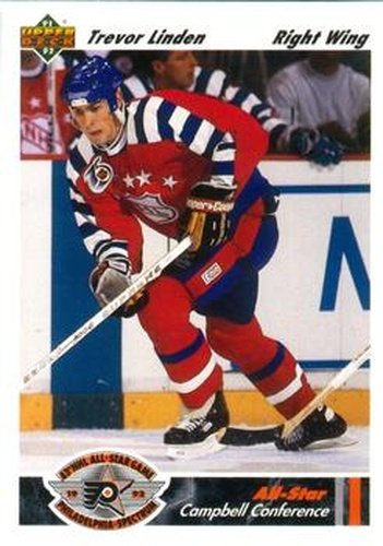 #628 Trevor Linden - Vancouver Canucks - 1991-92 Upper Deck Hockey