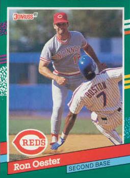 #628 Ron Oester - Cincinnati Reds - 1991 Donruss Baseball
