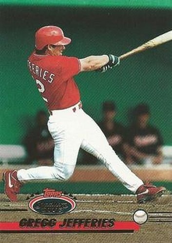 #628 Gregg Jefferies - St. Louis Cardinals - 1993 Stadium Club Baseball