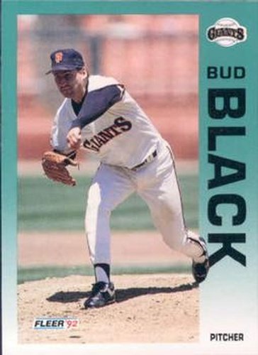 #628 Bud Black - San Francisco Giants - 1992 Fleer Baseball