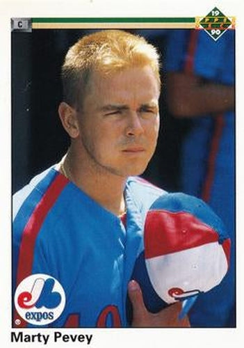 #628 Marty Pevey - Montreal Expos - 1990 Upper Deck Baseball