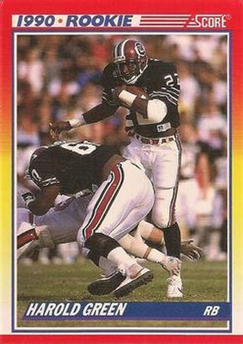 #628 Harold Green - South Carolina Gamecocks / Cincinnati Bengals - 1990 Score Football