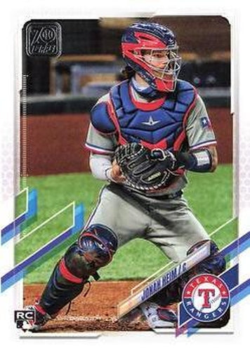 #628 Jonah Heim - Texas Rangers - 2021 Topps Baseball