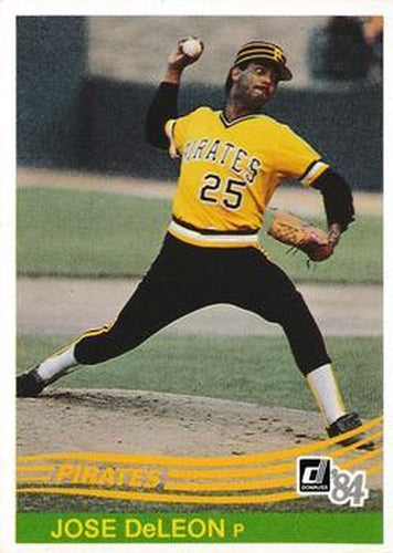 #628 Jose DeLeon - Pittsburgh Pirates - 1984 Donruss Baseball