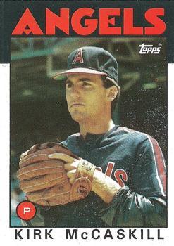 #628 Kirk McCaskill - California Angels - 1986 Topps Baseball