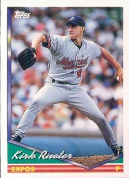 #628 Kirk Rueter - Montreal Expos - 1994 Topps Baseball