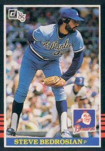 #628 Steve Bedrosian - Atlanta Braves - 1985 Donruss Baseball