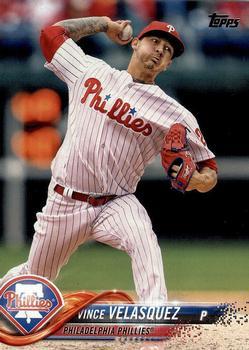 #628 Vince Velasquez - Philadelphia Phillies - 2018 Topps Baseball