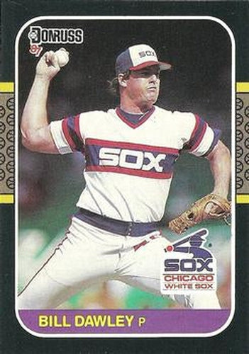 #628 Bill Dawley - Chicago White Sox - 1987 Donruss Baseball