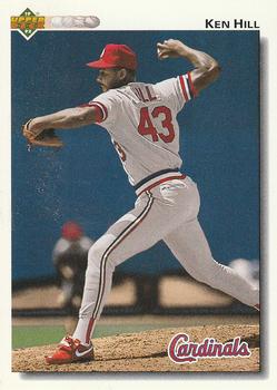 #628 Ken Hill - St. Louis Cardinals - 1992 Upper Deck Baseball