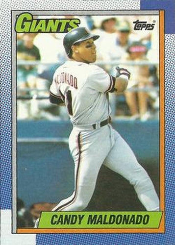 #628 Candy Maldonado - San Francisco Giants - 1990 Topps Baseball