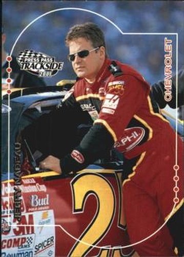 #7 Jerry Nadeau - Hendrick Motorsports - 2001 Press Pass Trackside Racing