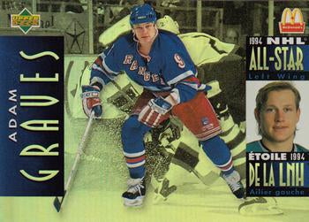 #McD-02 Adam Graves - New York Rangers - 1994-95 Upper Deck McDonald's Hockey