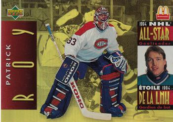 #McD-04 Patrick Roy - Montreal Canadiens - 1994-95 Upper Deck McDonald's Hockey