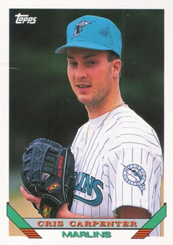 #629 Cris Carpenter - Florida Marlins - 1993 Topps Baseball