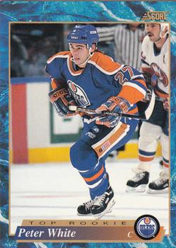 #629 Peter White - Edmonton Oilers - 1993-94 Score Canadian Hockey