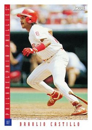 #629 Braulio Castillo - Philadelphia Phillies - 1993 Score Baseball