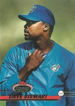 #629 Dave Stewart - Toronto Blue Jays - 1993 Stadium Club Baseball