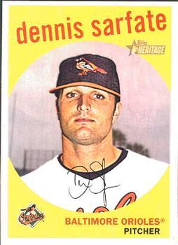 #629 Dennis Sarfate - Baltimore Orioles - 2008 Topps Heritage Baseball