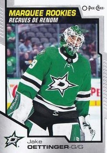 #629 Jake Oettinger - Dallas Stars - 2020-21 O-Pee-Chee Update Hockey