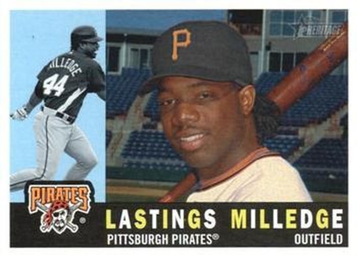 #629 Lastings Milledge - Pittsburgh Pirates - 2009 Topps Heritage Baseball