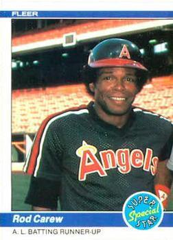 #629 Rod Carew - California Angels - 1984 Fleer Baseball