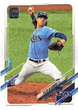 #629 Tyler Glasnow - Tampa Bay Rays - 2021 Topps Baseball