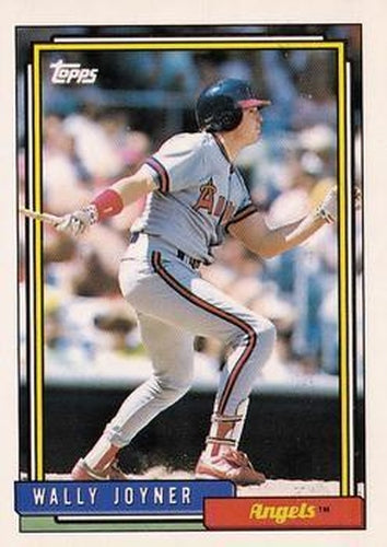 #629 Wally Joyner - California Angels - 1992 Topps Baseball