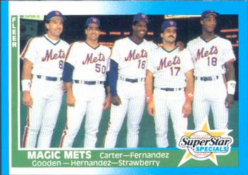 #629 Gary Carter / Sid Fernandez / Dwight Gooden / Keith Hernandez / Darryl Strawberry - New York Mets - 1987 Fleer Baseball