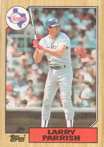 #629 Larry Parrish - Texas Rangers - 1987 Topps Baseball