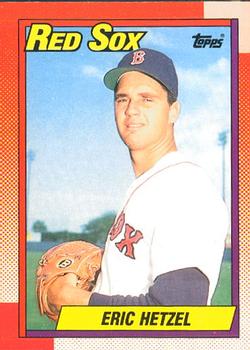 #629 Eric Hetzel - Boston Red Sox - 1990 O-Pee-Chee Baseball