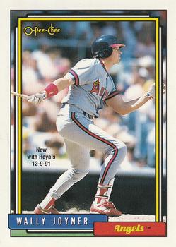 #629 Wally Joyner - Kansas City Royals - 1992 O-Pee-Chee Baseball