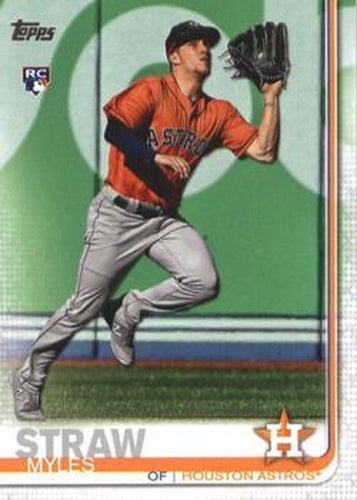 #629a Myles Straw - Houston Astros - 2019 Topps Baseball