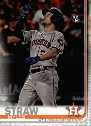 #629b Myles Straw - Houston Astros - 2019 Topps Baseball