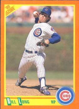 #62T Bill Long - Chicago Cubs - 1990 Score Rookie & Traded Baseball