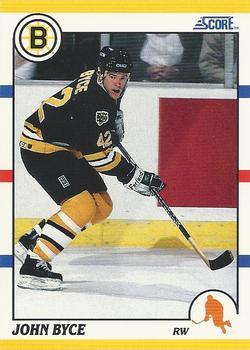 #62T John Byce - Boston Bruins - 1990-91 Score Rookie and Traded Hockey