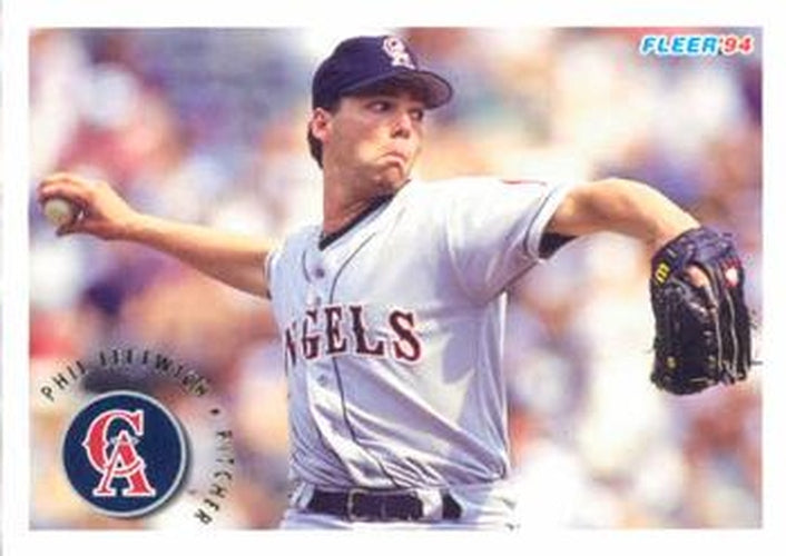 #62 Phil LeftwichÊ - California Angels - 1994 Fleer Baseball