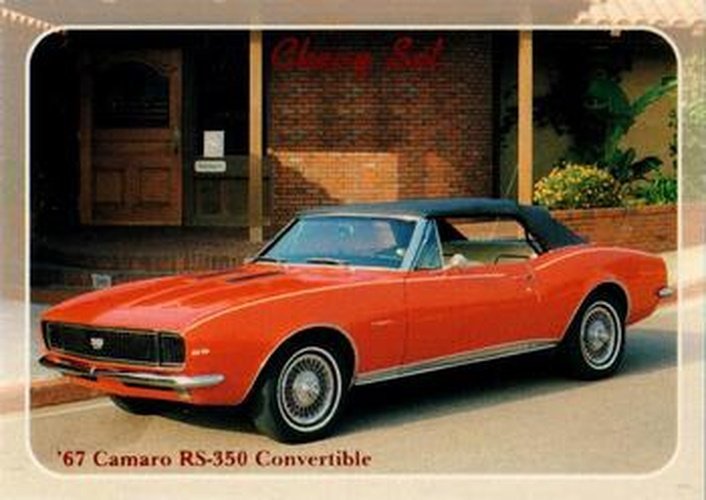 #62 67 Camaro RS-350 Convertible - 1992 Collect-A-Card Chevy