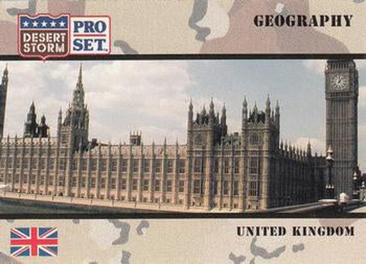 #62 United Kingdom - 1991 Pro Set Desert Storm