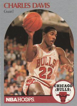 #62 Charles Davis - Chicago Bulls - 1990-91 Hoops Basketball
