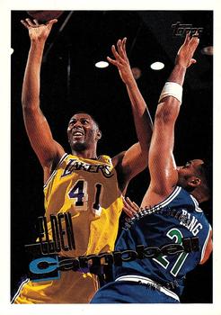 #62 Elden Campbell - Los Angeles Lakers - 1995-96 Topps Basketball